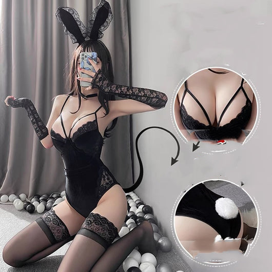 Traje de Conejita Sexy con Diseño Desmontable - Image 6