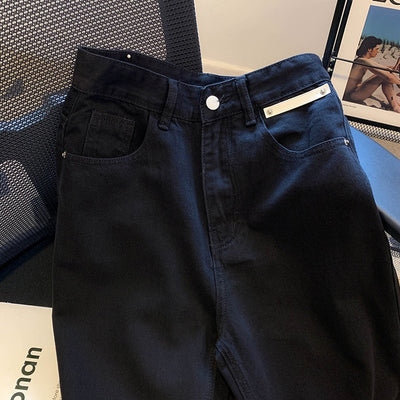 Pantalones Vaqueros Cintura Alta Ancha Rectos Efecto Limpiador - Image 25