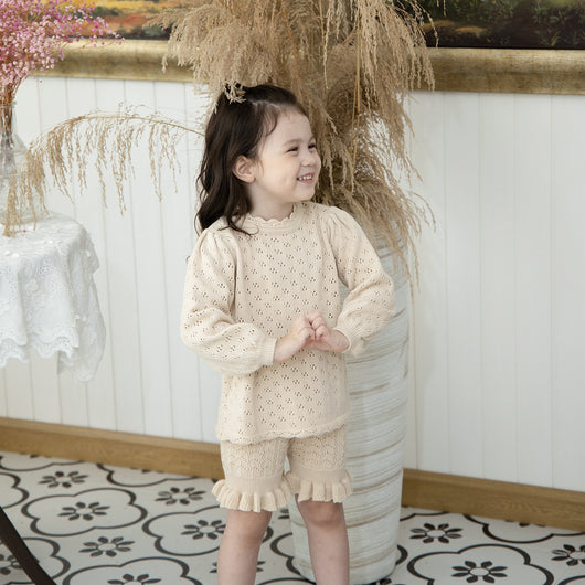 Suéter Infantil Cuello Redondo con Detalle Cutout - Image 14