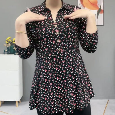 Blusa Floral Holgada Midi - Comodidad y Estilo