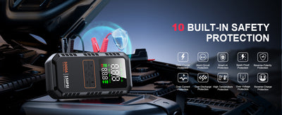 Inflador de Llantas Multifuncional para Auto con Arranque de Emergencia - Image 10