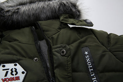 Chaqueta Acolchada con Capucha y Estampado para Niños - Image 14