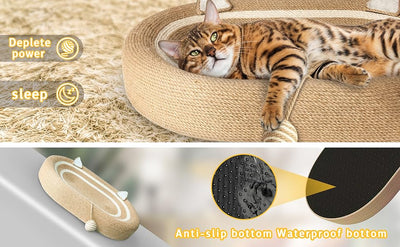 Cama Rascador 3 en 1 para Gatos con Almohadillas de Sisal Antideslizantes - Image 7