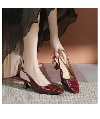 Tacones Altos Cerrados con Hebilla - Stiletto Elegante para Mujer - Image 31