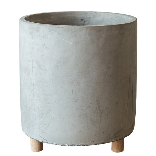 Maceta de Cemento Elevada con Patas para Escritorio - Image 3