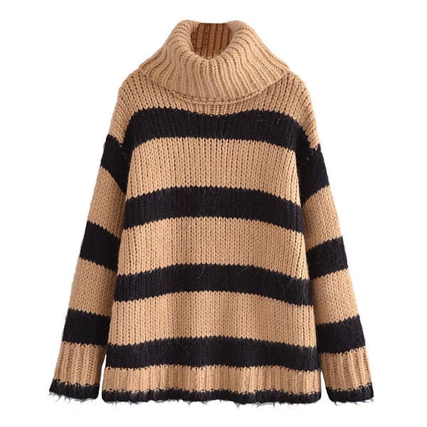 Suéter Tejido Elegante para Mujer - Estilo Europeo y Americano