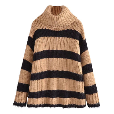 Suéter Tejido Elegante para Mujer - Estilo Europeo y Americano