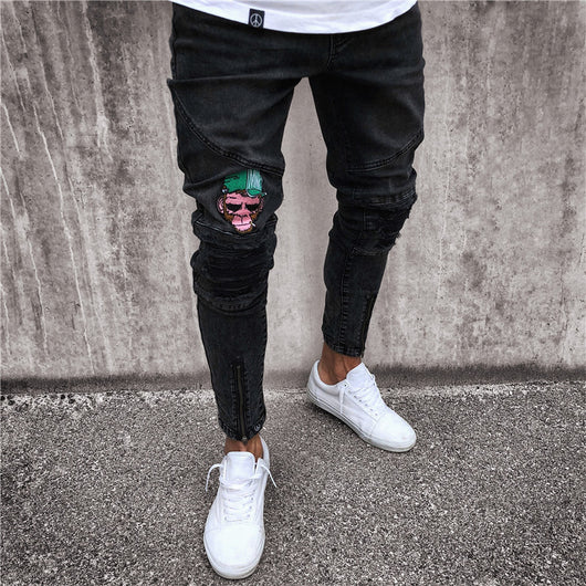 Pantalones Slim Cropped con Bordados - Jeans Modernos y Ajustados - Image 5