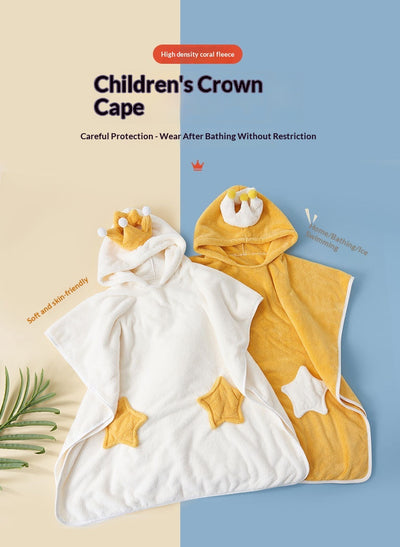Poncho Toalla de Baño Infantil con Capucha - Coral Fleece Súper Absorbente - Image 9