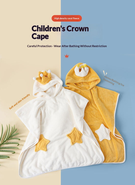 Poncho Toalla de Baño Infantil con Capucha - Coral Fleece Súper Absorbente - Image 9
