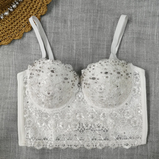 Camiseta de Encaje con Tirantes Finos para Mujer - Image 5