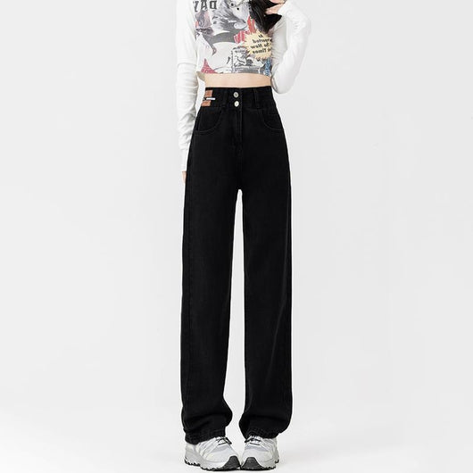 Jeans Anchos Forro Polar Térmico Efecto Adelgazante para Mujer - Image 5