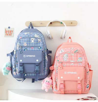 Mochila Escolar Primaria para Niñas - Set de Cuatro Piezas - Image 41