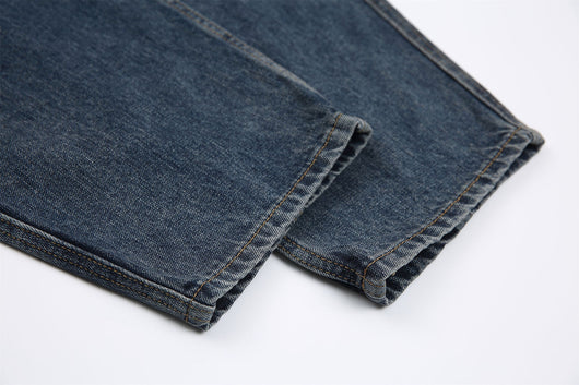 Pantalones Cargo Vaqueros Retro Lavado Pesado con Diseño de Bolsillos Oblicuos - Image 46