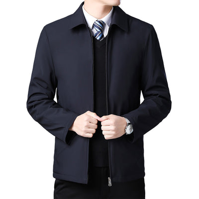 Chaqueta Casual con Solapa para Hombre Maduro - Image 5