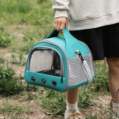 Bolsa Transportadora Plegable para Mascotas Pequeñas - Jaula Portátil para Pájaros y Roedores - Image 6