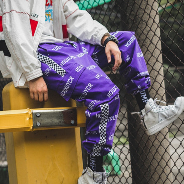 Pantalones de Moda Estampado Letras para Hombre - Comodidad y Estilo