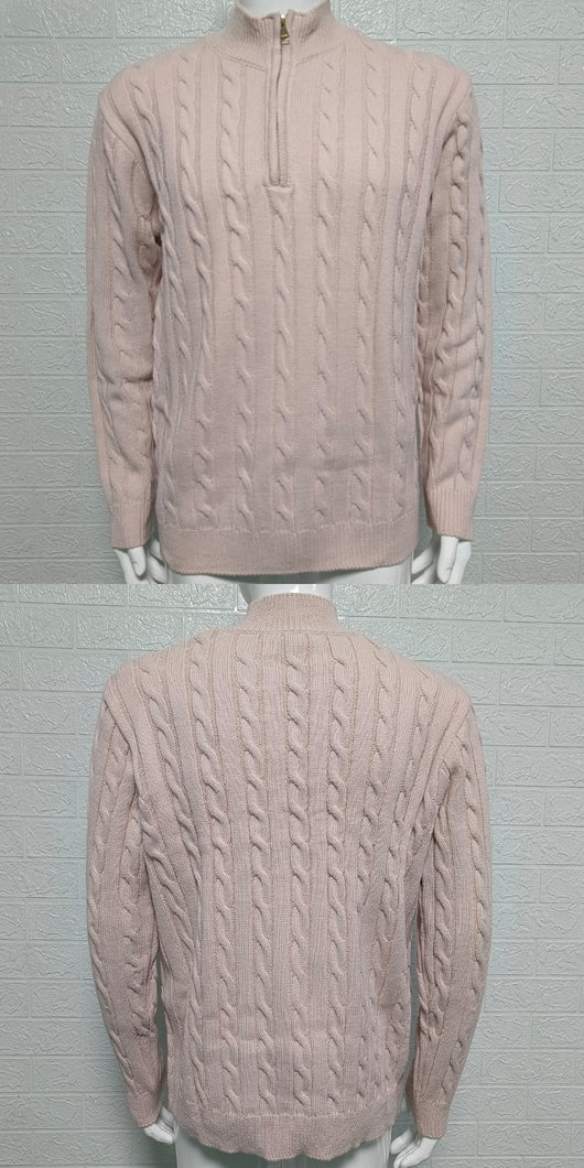 Suéter de Punto Entallado con Cierre y Cuello Mock Neck - Image 8