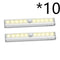 10 Piezas 10 LED Luz Cálida USB