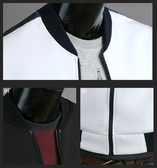 Chaqueta para Hombre con Diseño de Costuras Decorativas en Cinta - Image 11
