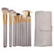 Set de Brochas de Maquillaje Beige Champagne