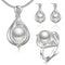 Conjunto de Joyas en Plata con Perlas Naturales