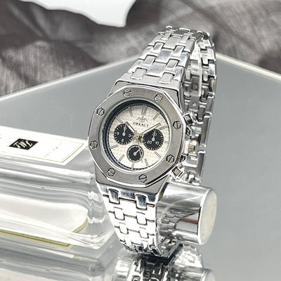 Reloj de Pareja Acero Inoxidable con Calendario y Resistencia al Agua - Image 12