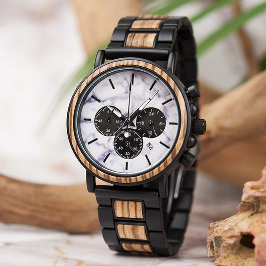 Reloj de Madera Luminoso para Hombre - Diseño Literario Multifuncional - Image 11