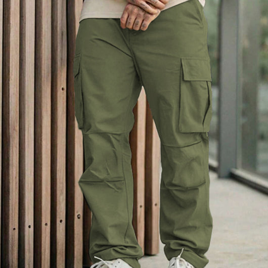 Pantalones de Trabajo Casuales para Hombre con Múltiples Bolsillos - Image 4