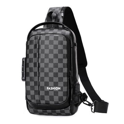 Bolsa Mensajera de Pecho con Cierre de Contraseña para Hombre - Image 13