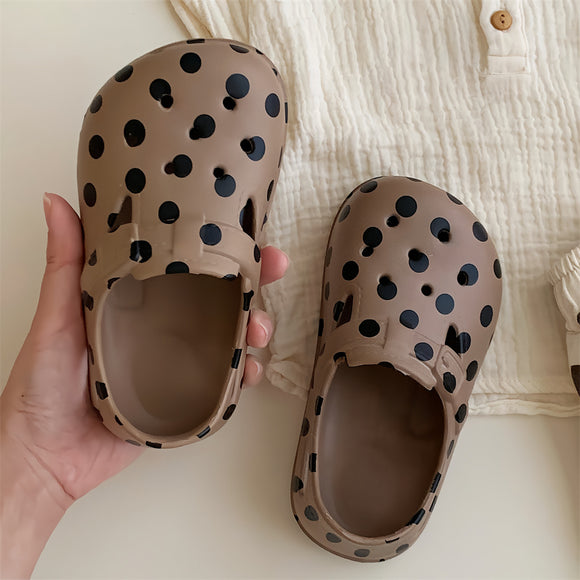 Sandalias Infantiles con Punta Reforzada y Lunares Adorables