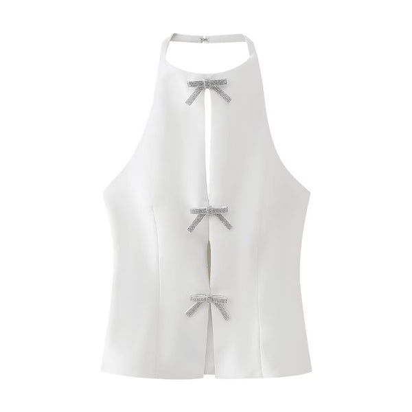 Blusa con Cuello Decorativo de Moño - Image 7