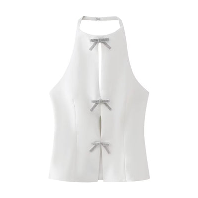 Blusa con Cuello Decorativo de Moño - Image 7