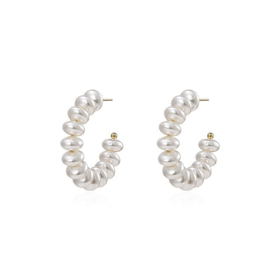 Aretes de Perlas Sintéticas Vintage - Image 9