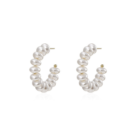 Aretes de Perlas Sintéticas Vintage - Image 9