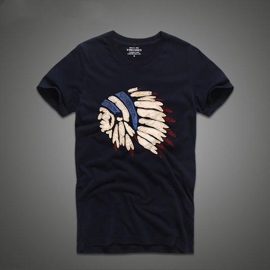 Camiseta Manga Corta para Hombre 100% Algodón Puro