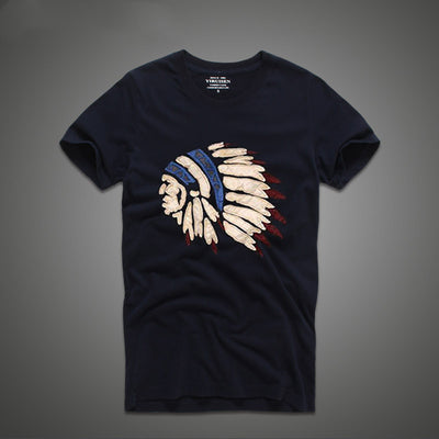Camiseta Manga Corta para Hombre 100% Algodón Puro