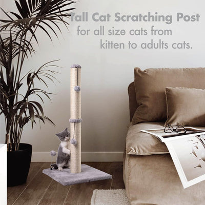Rascador de Sisal Premium para Gatos y Gatitos con Pelota Colgante - Image 10