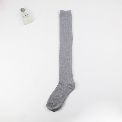 Calcetines Hasta la Rodilla con Rayas Verticales y Efecto Fruncido - Image 5