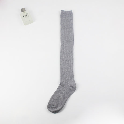 Calcetines Hasta la Rodilla con Rayas Verticales y Efecto Fruncido - Image 5