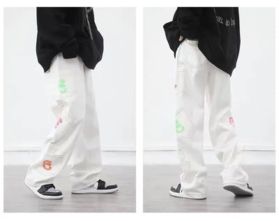 Pantalones Casuales Sueltos con Múltiples Bolsillos - Image 4