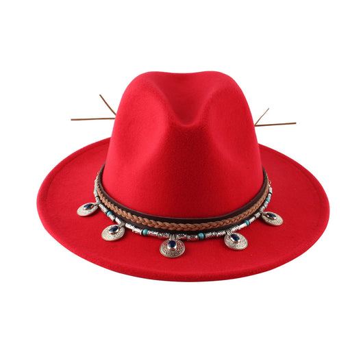 Sombrero Jazz Retro Inglés de Fieltro para Otoño e Invierno - Image 2