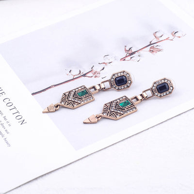 Aretes de Cristal Esmeralda - Diseño Elegante y Sofisticado - Image 10