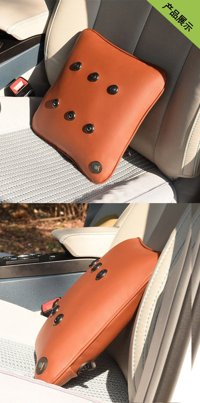 Almohada de Cuero Minimalista Multifuncional para Sofá - Image 14