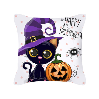 Funda de Almohada Halloween con Calabaza y Fantasma Lindo - Textura Piel de Durazno - Image 23