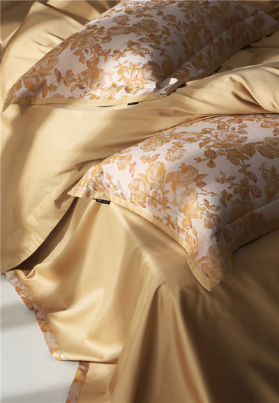 Juego de Cama Jacquard Algodón Puro Estilo Retro Americano 4 Piezas - Image 35
