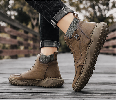 Botas Casuales de Cuero con Plataforma y Caña Alta - Image 15