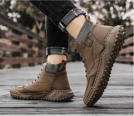 Botas Casuales de Cuero con Plataforma y Caña Alta - Image 15