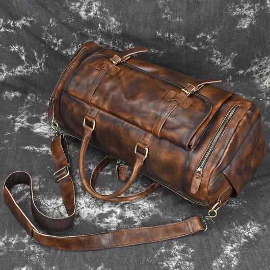 Bolso de Cuero para Hombre Estilo Europeo y Americano - Image 17