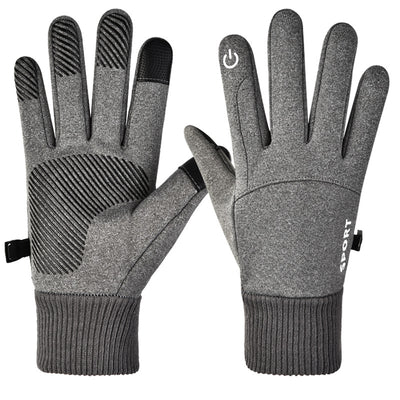 Guantes de Ciclismo para Hombre con Forro Polar para Pantalla Táctil y Conducción - Image 12